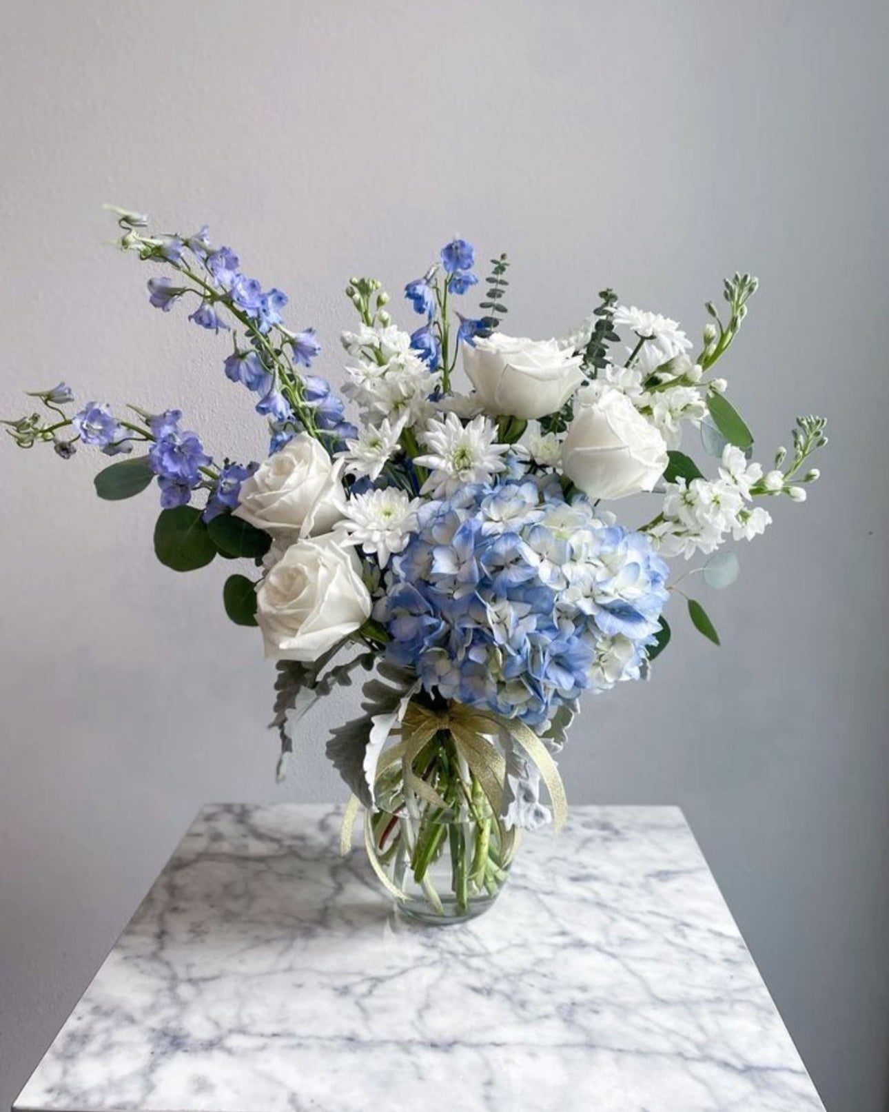 Soft blue and white Bouquet